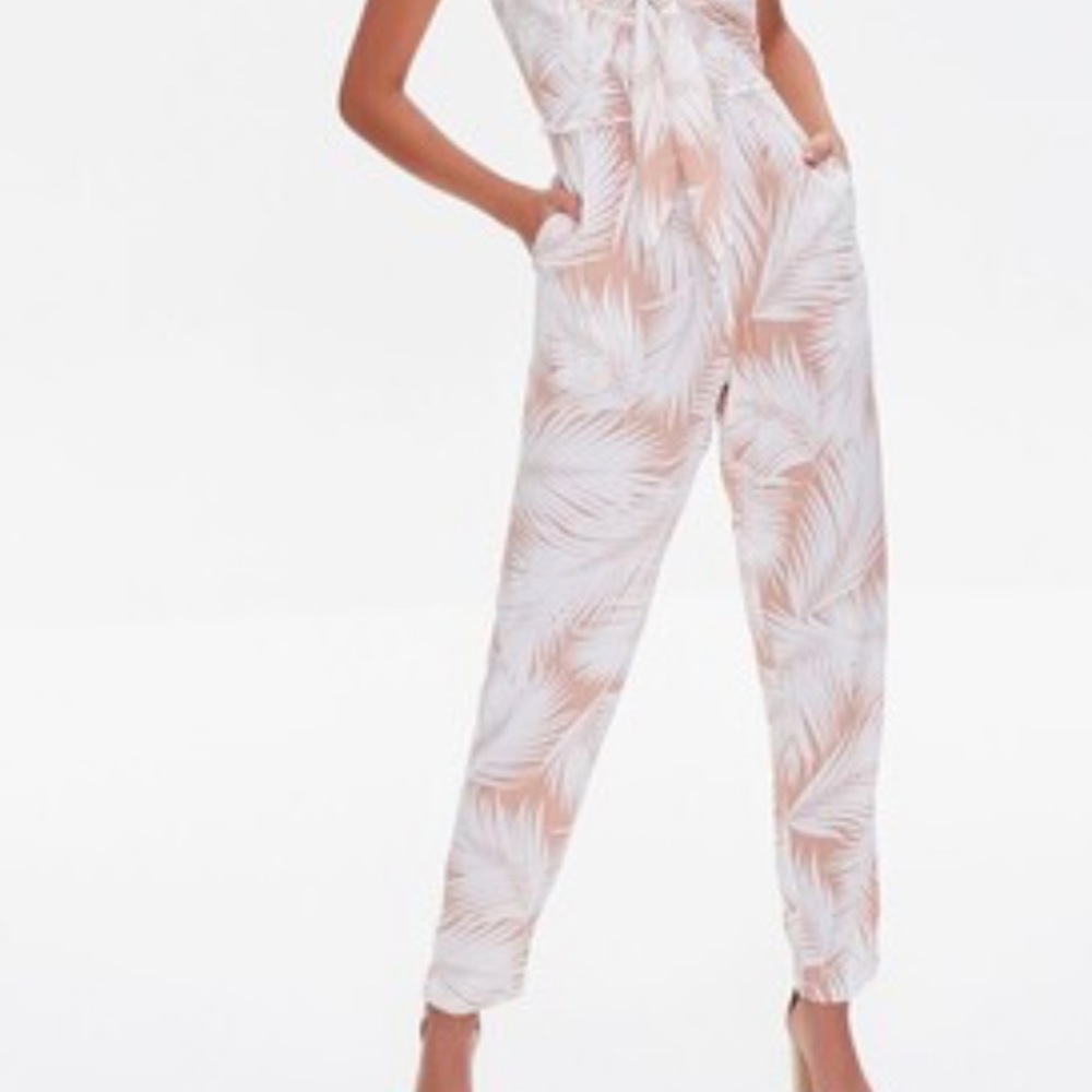 Forever 21 tropical jumpsuit NWT